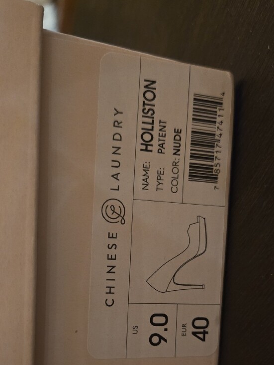 Chinese Laundry Nude Patent Peep Toe Pumps